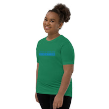 Load image into Gallery viewer, Catch-A-Dream Youth Short Sleeve (Blue Wordmark)
