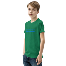 Load image into Gallery viewer, Catch-A-Dream Youth Short Sleeve (Blue Wordmark)