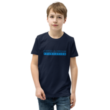 Load image into Gallery viewer, Catch-A-Dream Youth Short Sleeve (Blue Wordmark)