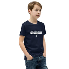 Load image into Gallery viewer, Catch-A-Dream Youth Short Sleeve (White Wordmark)