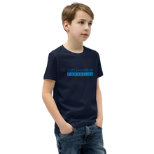 Load image into Gallery viewer, Catch-A-Dream Youth Short Sleeve (Blue Wordmark)
