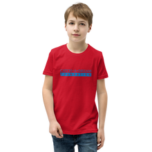 Load image into Gallery viewer, Catch-A-Dream Youth Short Sleeve (Blue Wordmark)