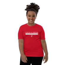 Load image into Gallery viewer, Catch-A-Dream Youth Short Sleeve (White Wordmark)