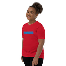 Load image into Gallery viewer, Catch-A-Dream Youth Short Sleeve (Blue Wordmark)