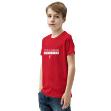 Load image into Gallery viewer, Catch-A-Dream Youth Short Sleeve (White Wordmark)