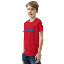 Load image into Gallery viewer, Catch-A-Dream Youth Short Sleeve (Blue Wordmark)