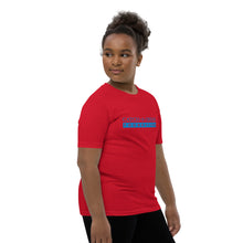 Load image into Gallery viewer, Catch-A-Dream Youth Short Sleeve (Blue Wordmark)