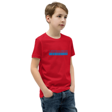 Load image into Gallery viewer, Catch-A-Dream Youth Short Sleeve (Blue Wordmark)