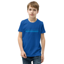 Load image into Gallery viewer, Catch-A-Dream Youth Short Sleeve (Blue Wordmark)