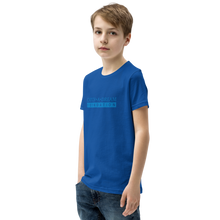 Load image into Gallery viewer, Catch-A-Dream Youth Short Sleeve (Blue Wordmark)