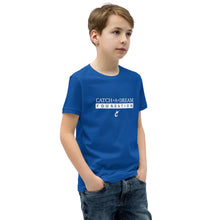 Load image into Gallery viewer, Catch-A-Dream Youth Short Sleeve (White Wordmark)