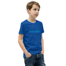 Load image into Gallery viewer, Catch-A-Dream Youth Short Sleeve (Blue Wordmark)