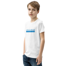 Load image into Gallery viewer, Catch-A-Dream Youth Short Sleeve (Blue Wordmark)
