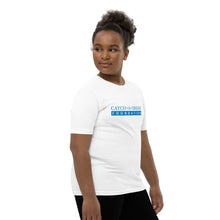 Load image into Gallery viewer, Catch-A-Dream Youth Short Sleeve (Blue Wordmark)
