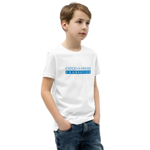 Load image into Gallery viewer, Catch-A-Dream Youth Short Sleeve (Blue Wordmark)