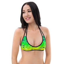 Load image into Gallery viewer, Bikini Top Mahi Mahi Scales
