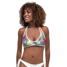 Load image into Gallery viewer, Bikini Top Flower Tiki
