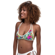 Load image into Gallery viewer, Bikini Top Flower Tiki
