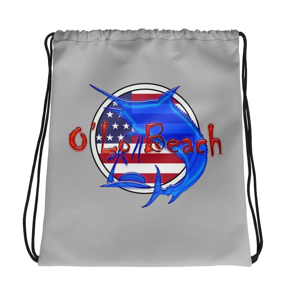 Drawstring bag American Blue Marlin (Grey)