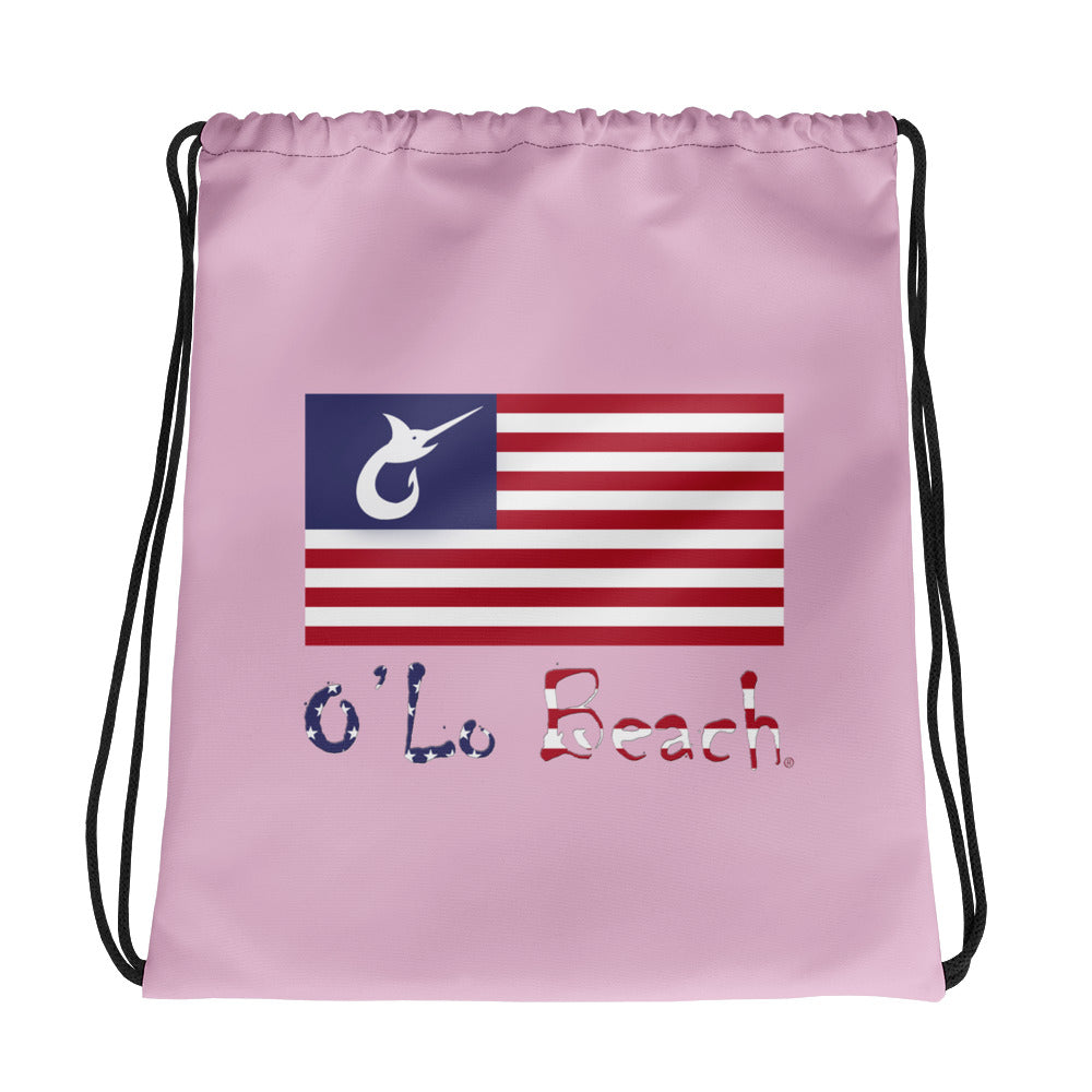 Drawstring bag America (Pink)