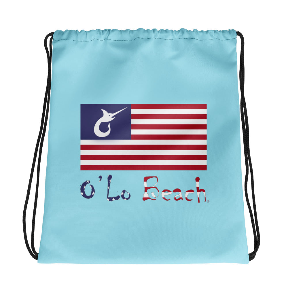 Drawstring bag America (Blue)