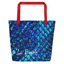 Load image into Gallery viewer, Catch-A-Dream Beach Bag Fish Scales
