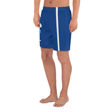 Load image into Gallery viewer, Men&#39;s Athletic Long Shorts Bones (Blue)
