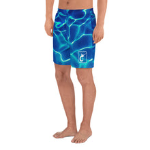 Load image into Gallery viewer, Men&#39;s Athletic Long Shorts Reflections (Dark)
