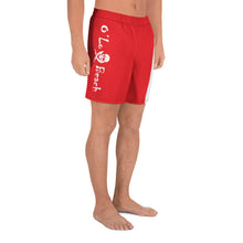 Load image into Gallery viewer, Men&#39;s Athletic Long Shorts Bones (Red)
