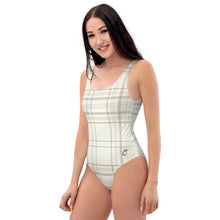 Load image into Gallery viewer, One-Piece Swimsuit O&#39;Lo Tan Plaid
