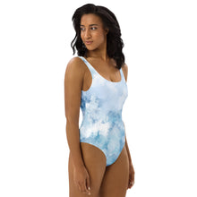 Load image into Gallery viewer, One-Piece Swimsuit WaterColor (Light Blue)
