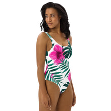 Load image into Gallery viewer, One-Piece Swimsuit Hibiscus
