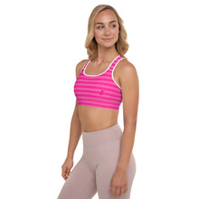 Load image into Gallery viewer, Padded Sports Bra Love (Pink)
