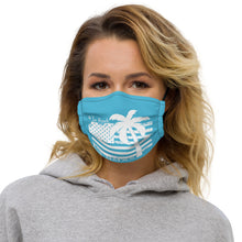 Load image into Gallery viewer, Premium face mask American Palm (Blue)
