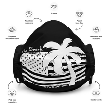 Load image into Gallery viewer, Premium face mask American Palm (Black)
