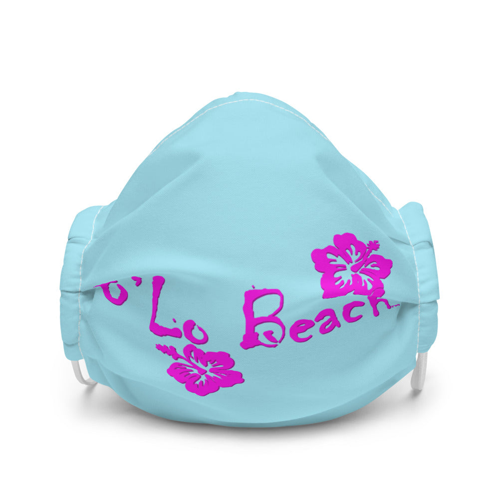 Premium face mask Hibiscus