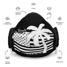 Load image into Gallery viewer, Premium face mask American Palm (Black)
