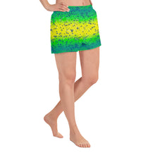 Load image into Gallery viewer, Women&#39;s Athletic Short Mahi Mahi Shorts
