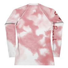 Load image into Gallery viewer, Women&#39;s Rash Guard Pink Water
