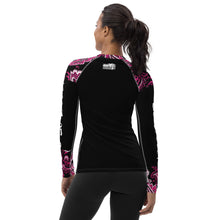 Load image into Gallery viewer, Women&#39;s Rash Pink/Black Paisley
