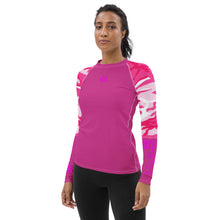 Load image into Gallery viewer, Women&#39;s Rash Guard Pink Camo (Pink)
