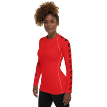 Load image into Gallery viewer, Women&#39;s Rash Guard (Red)
