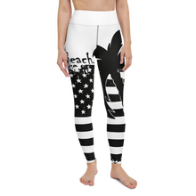 Load image into Gallery viewer, Yoga Leggings American Palm (White)
