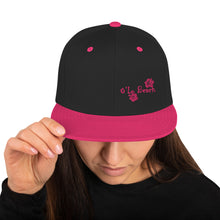 Load image into Gallery viewer, Snapback Hat Hibiscus
