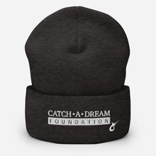 Load image into Gallery viewer, Catch-A-Dream Cuffed Beanie (White Wordmark)

