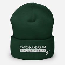 Load image into Gallery viewer, Catch-A-Dream Cuffed Beanie (White Wordmark)
