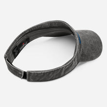 Load image into Gallery viewer, Catch-A-Dream Denim visor (Blue Wordmark)
