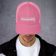 Load image into Gallery viewer, Catch-A-Dream Trucker Cap (White Wordmark)
