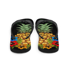 Load image into Gallery viewer, Flip-Flops Pineapple (Black)

