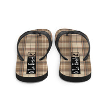 Load image into Gallery viewer, Flip-Flops O&#39;Lo Brown Plaid
